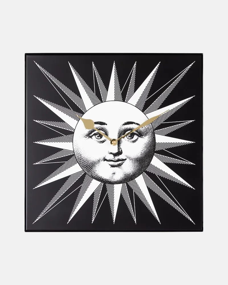 Fornasetti Wanduhr Grande Sole Multicolor