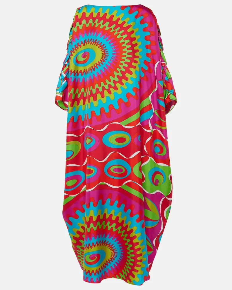 Emilio Pucci Kaftan Bersaglio aus Seide Multicolor