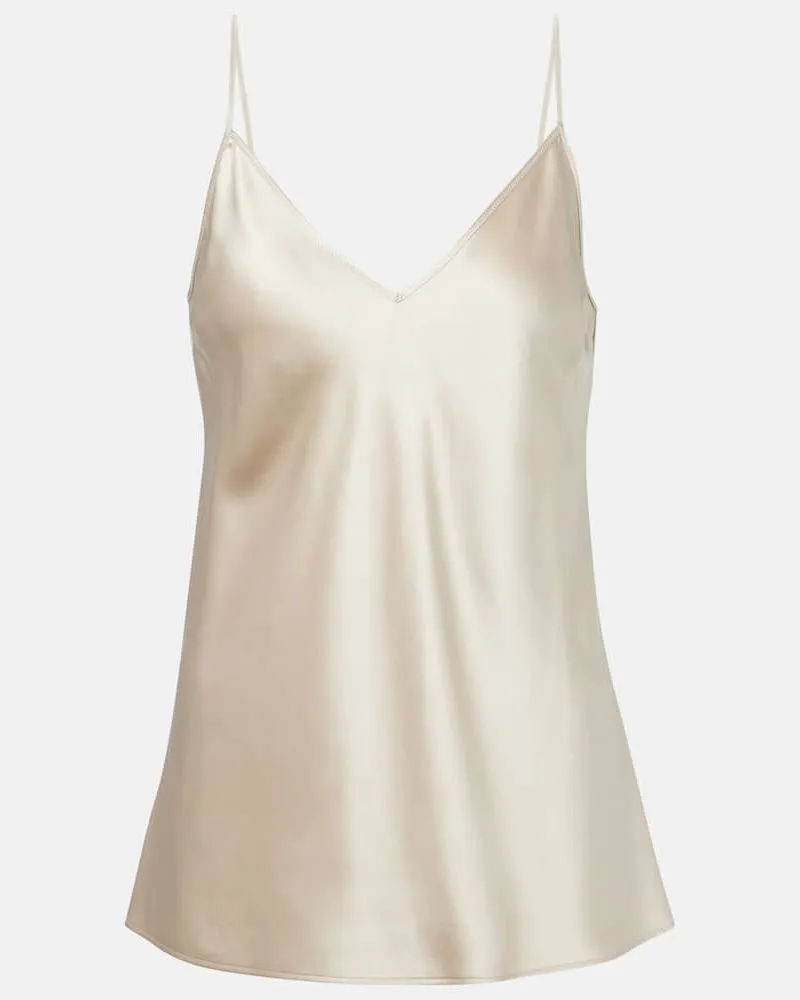 Joseph Top Clea aus Seidensatin Beige