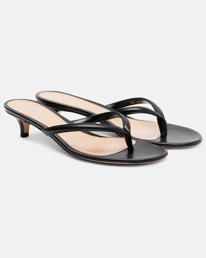 Gianvito Rossi Sandalen Calypso 35 aus Leder Schwarz