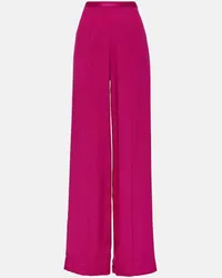 Taller Marmo Palazzo-Hose Marlene aus Cady Pink