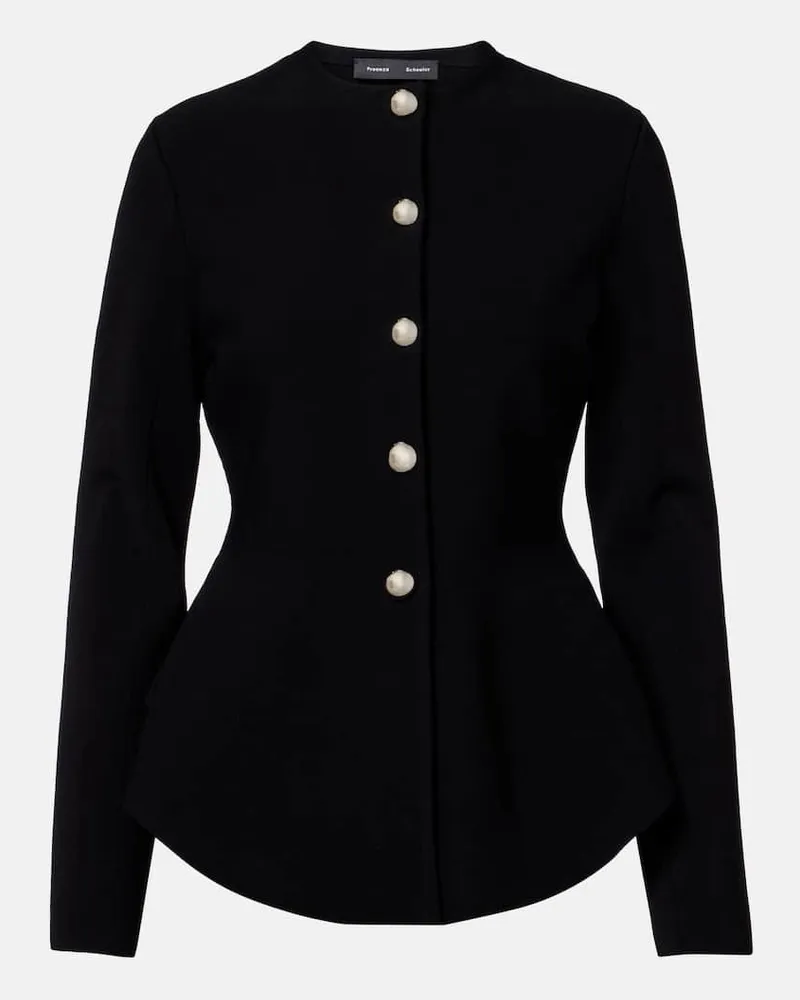Proenza Schouler Jacke Dasha Schwarz
