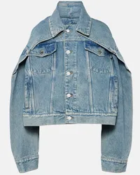 Jean Paul Gaultier X Shayne Oliver Oversize-Jacke aus Denim Blau