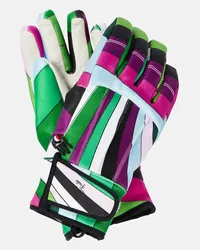 Emilio Pucci X Fusalp Skihandschuhe Iride Multicolor