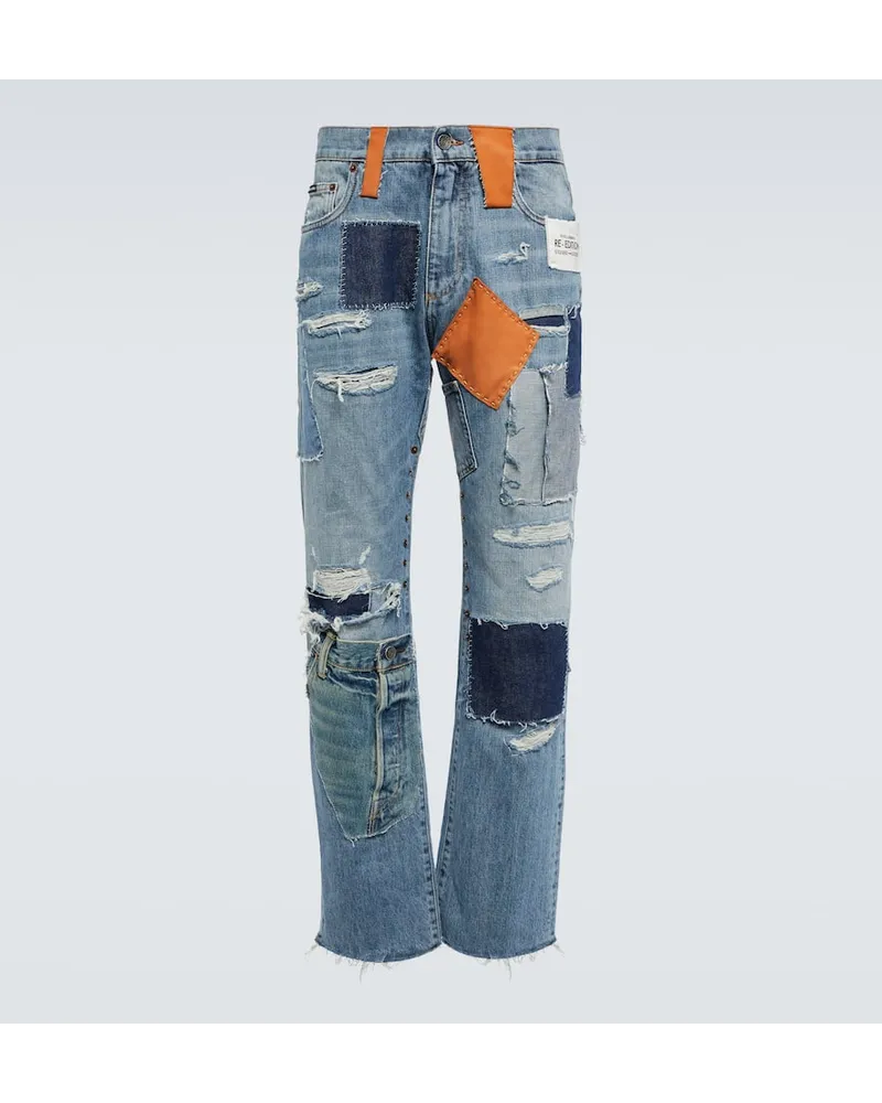 Dolce & Gabbana Straight Jeans Blau