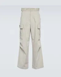 Prada Cargohose aus Baumwolle Weiss