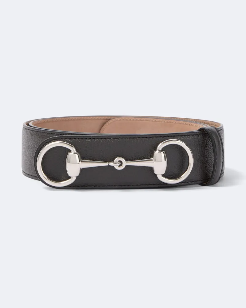 Gucci Gürtel Horsebit 1955 aus Leder Braun