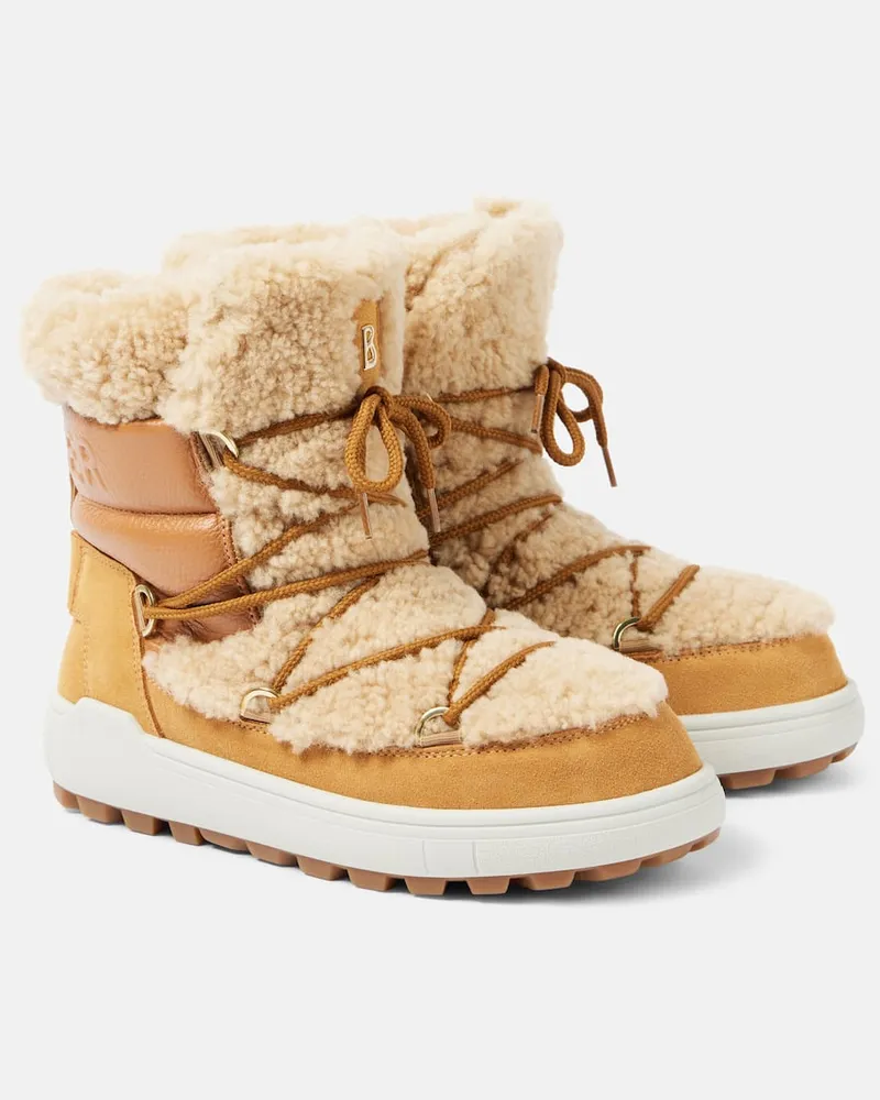 Bogner Schneestiefel Chamonix S 10 mit Shearling Braun
