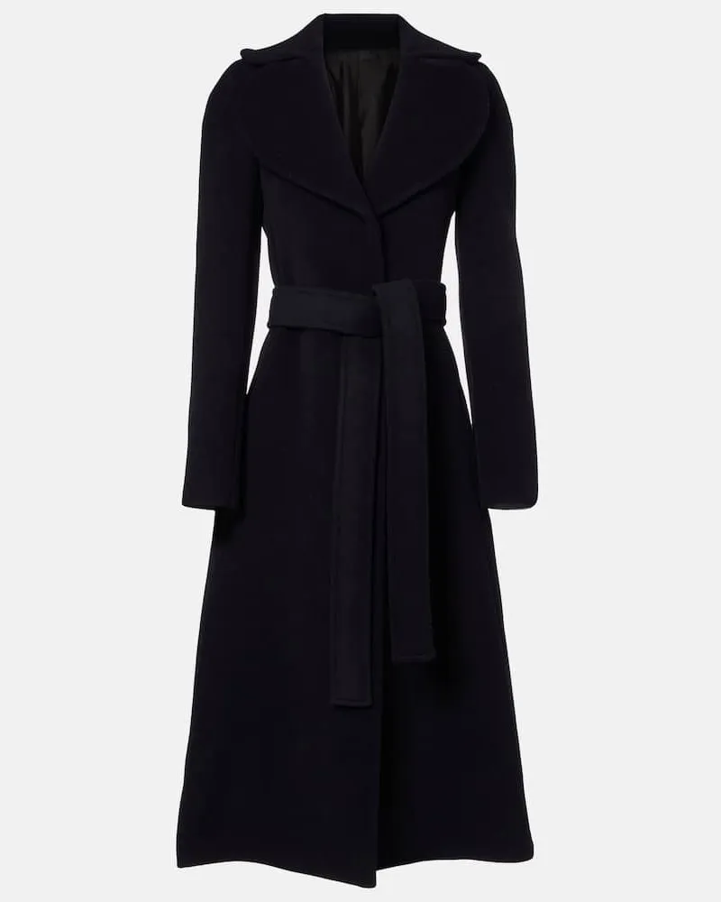 Alaïa Alaïa Mantel aus Wolle Blau