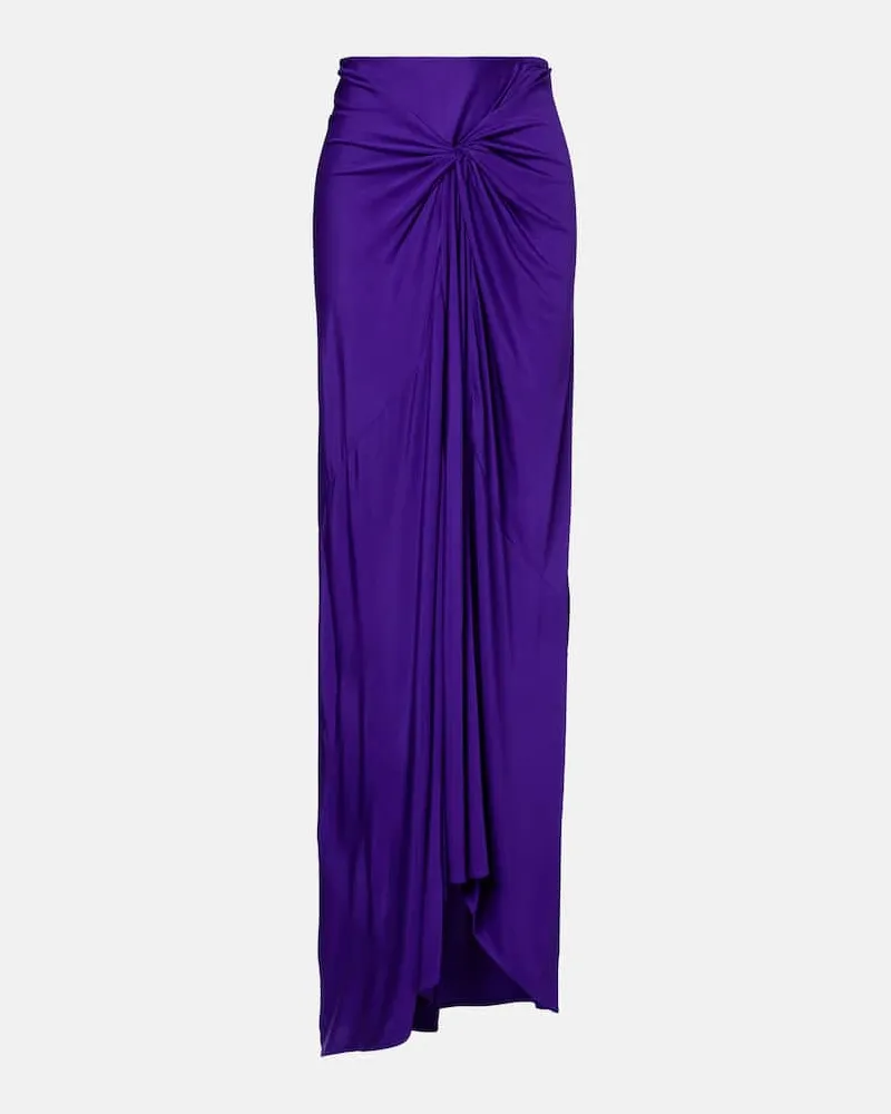 Dries van Noten Maxirock Violett