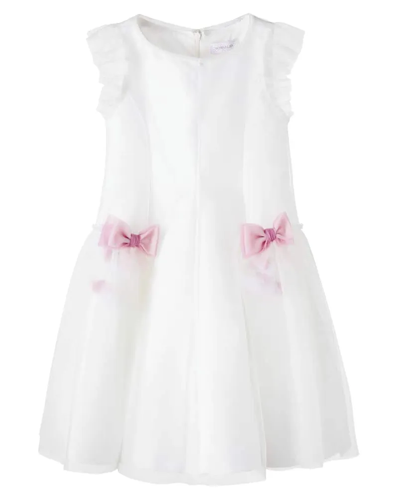 Monnalisa Kleid aus Tüll Weiß