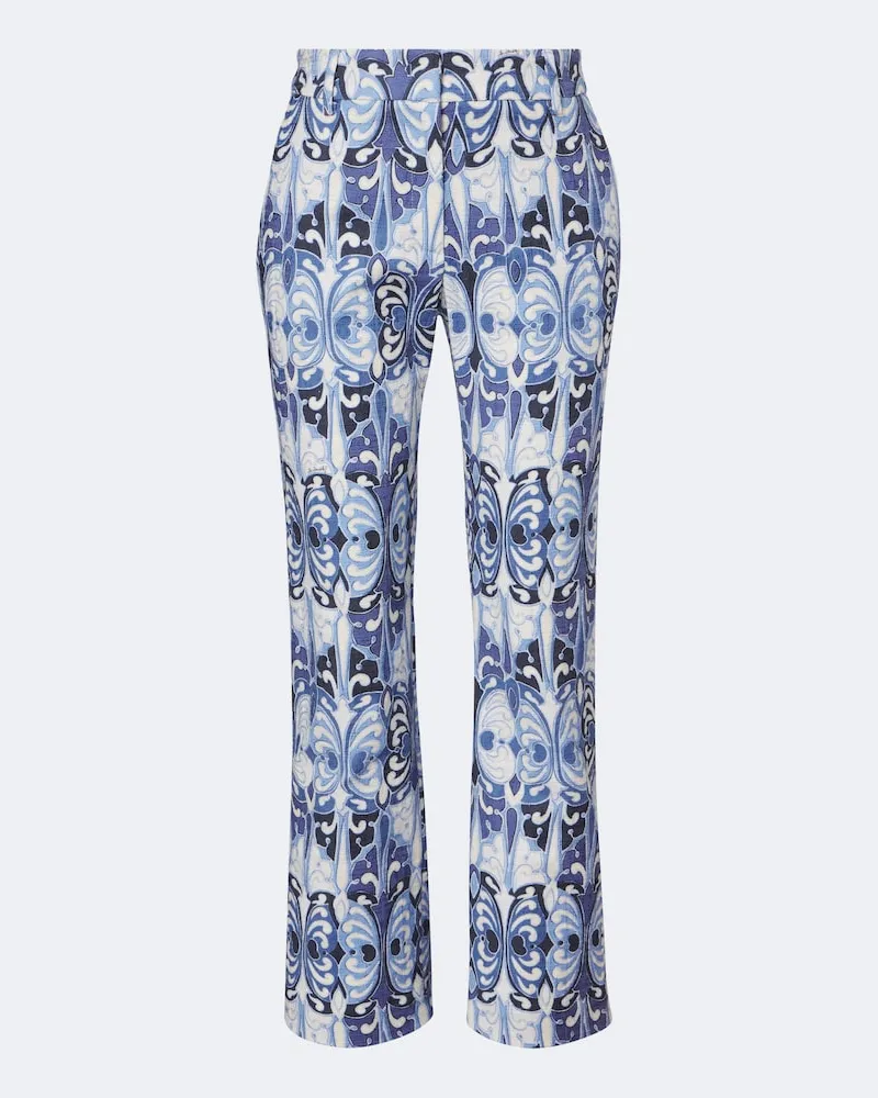 La DoubleJ Gerade Hose 24/7 aus Baumwolle Blau