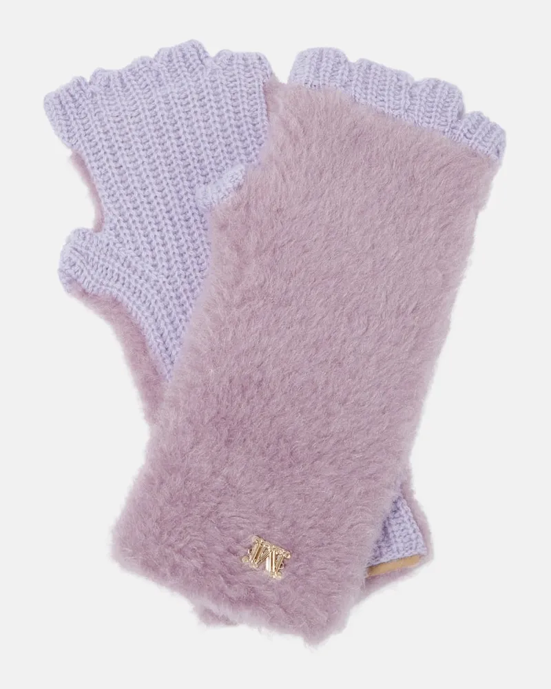 Max Mara Handschuhe Manny Violett