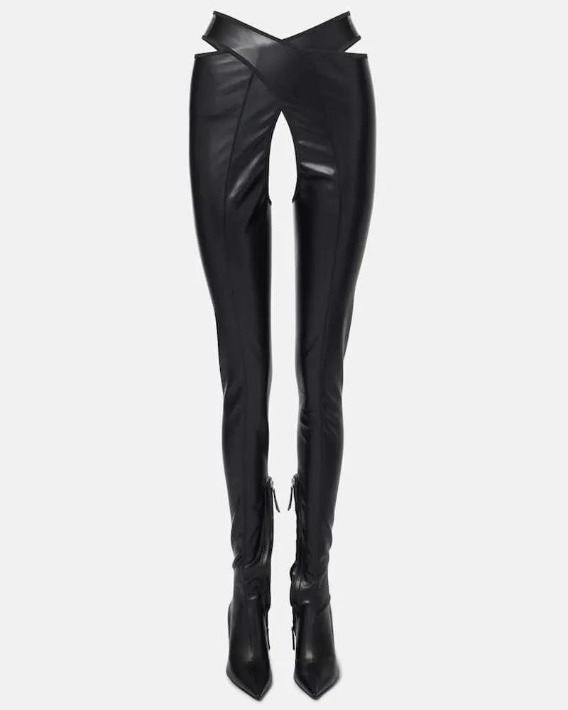 ATTICO Overknee-Stiefel Cheopissima 105 Schwarz