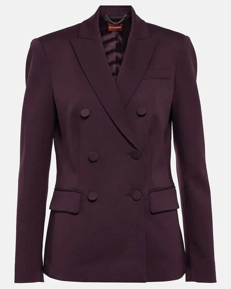 Altuzarra Blazer Indiana aus Wolle Violett