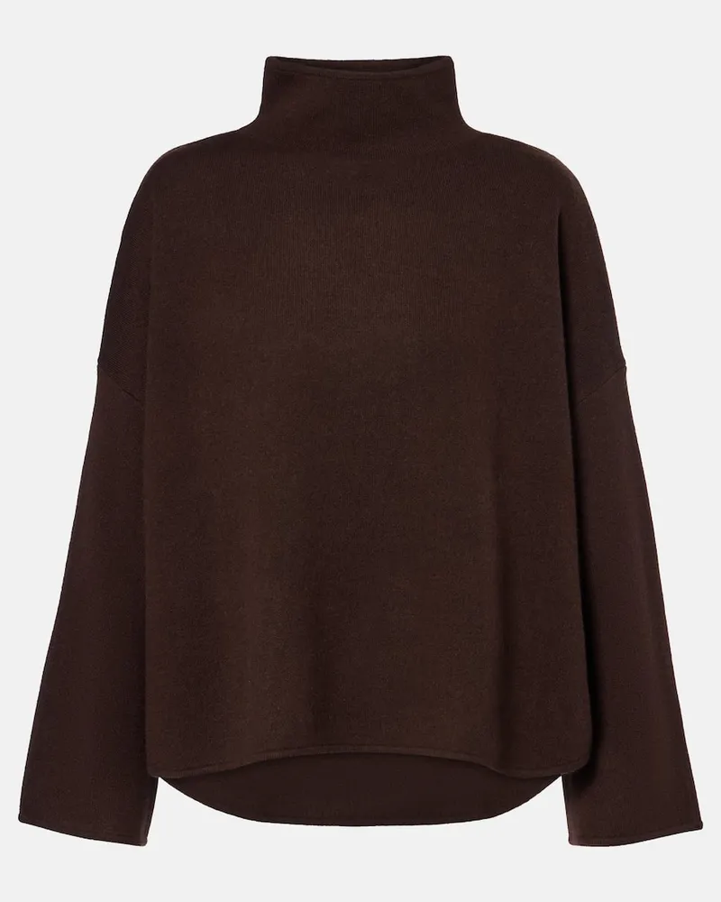Jardin des Orangers Pullover aus Wolle und Kaschmir Braun