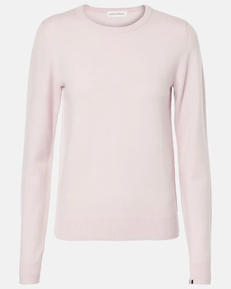 extreme cashmere Pullover N°41 Body aus einem Kaschmirgemisch Pink