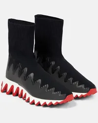 Christian Louboutin Sock Sneakers Sharky Schwarz