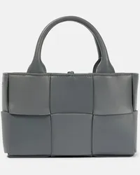 Bottega Veneta Tote Candy Arco aus Leder Grau