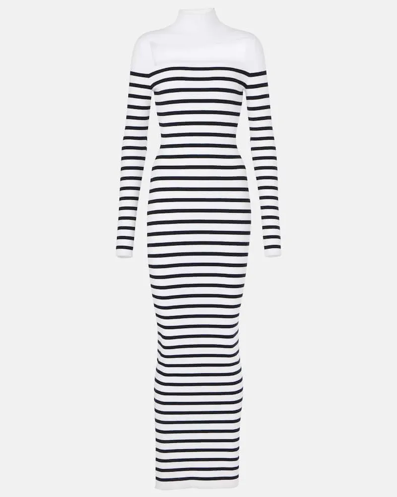 Jean Paul Gaultier Maxikleid Weiß