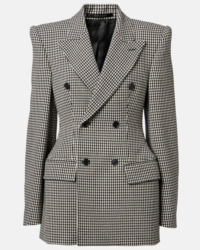 Balenciaga Blazer aus Wolle Schwarz