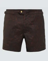 Tom Ford Bedruckte Badeshorts Multicolor