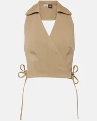 Loewe Cropped-Top Beige