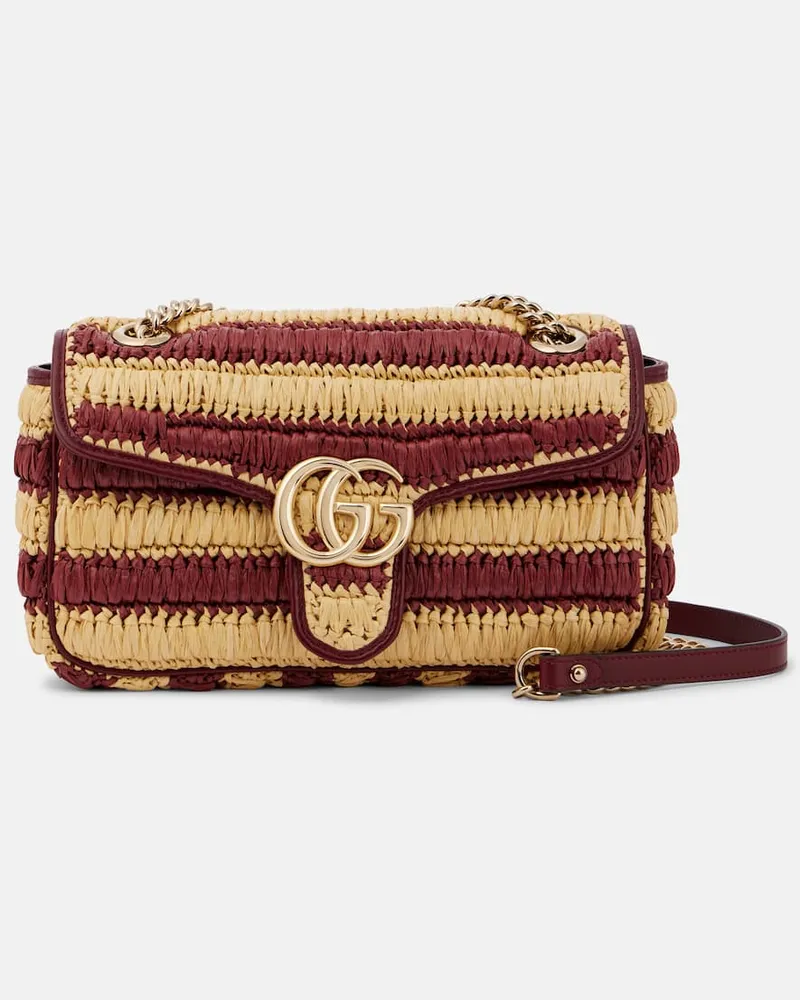 Gucci Schultertasche GG Marmont Medium Beige