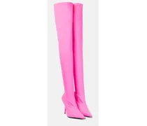 Balenciaga Overknee-Stiefel Knife Pink