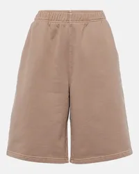 Prada Bermuda-Shorts aus Baumwolle Beige