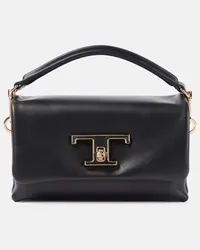 TOD'S Schultertasche T Timeless Micro aus Leder Schwarz