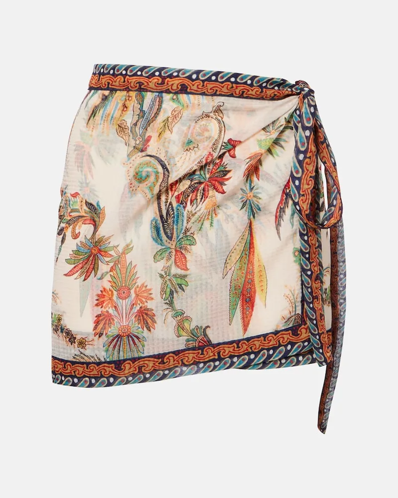 Etro Wickelrock mit Paisley-Muster Multicolor