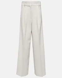 Dorothee Schumacher High-Rise-Hose aus einem Wollgemisch Beige