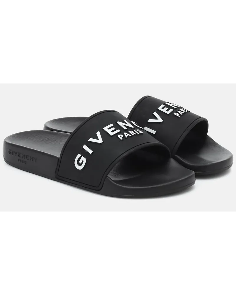 Givenchy Pantoletten Paris Flat Schwarz