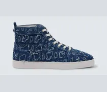 High-Top-Sneakers Louis aus Denim