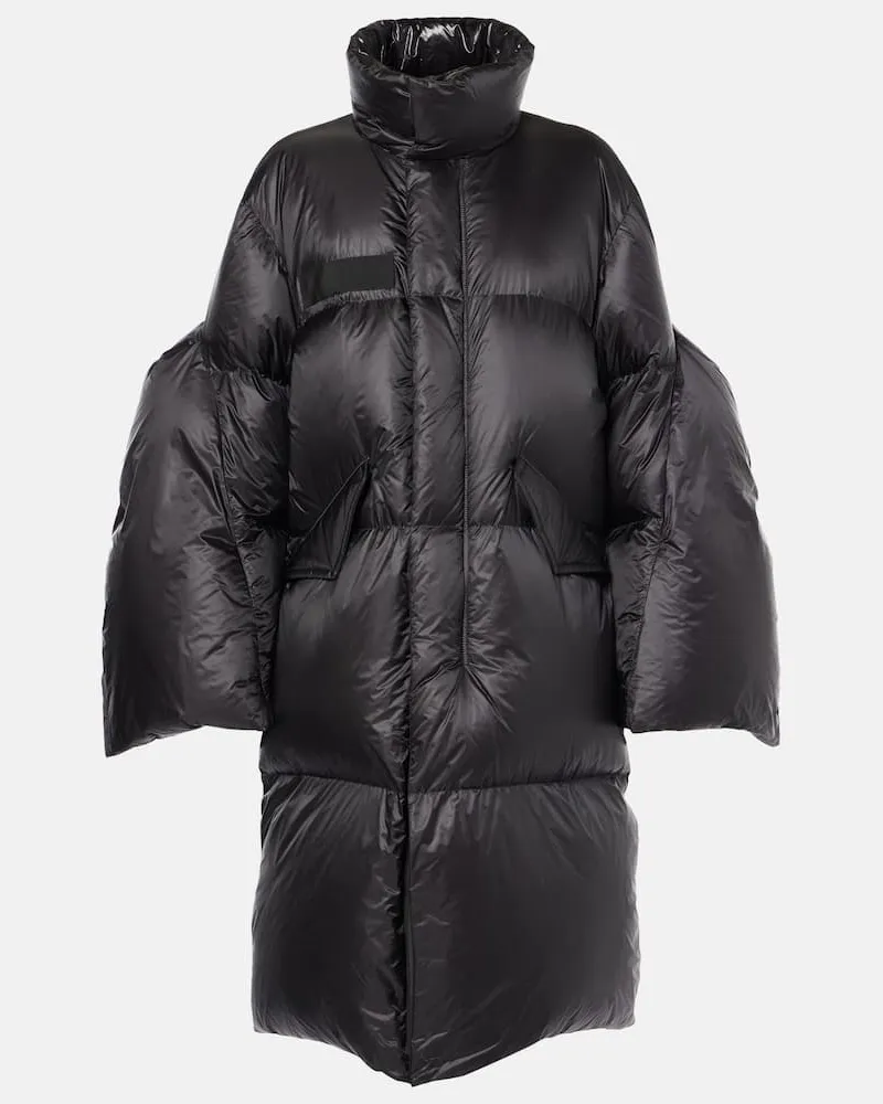 Sacai Daunenmantel Schwarz