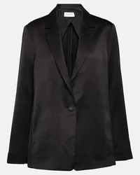 Vince Blazer aus Satin Schwarz