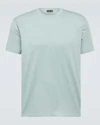 Tom Ford T-Shirt aus Jersey Blau