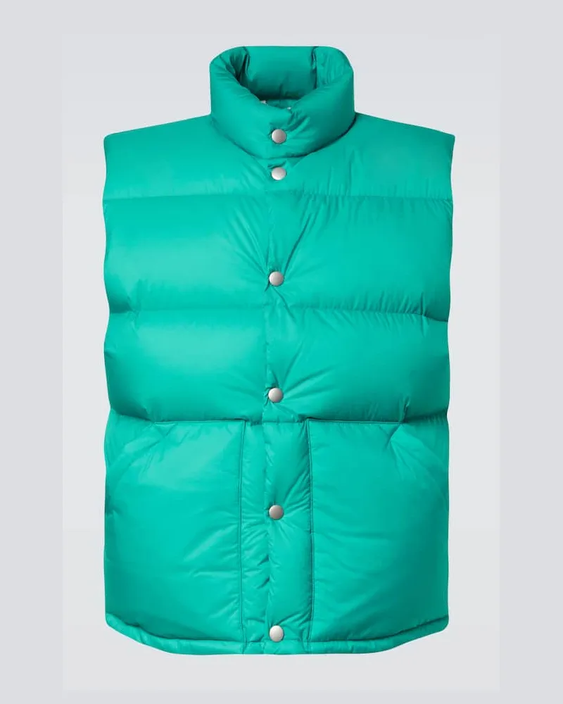 AURALEE Wattierte Weste Grün