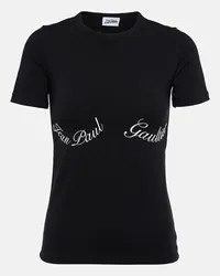 Jean Paul Gaultier T-Shirt aus Baumwoll-Jersey Multicolor