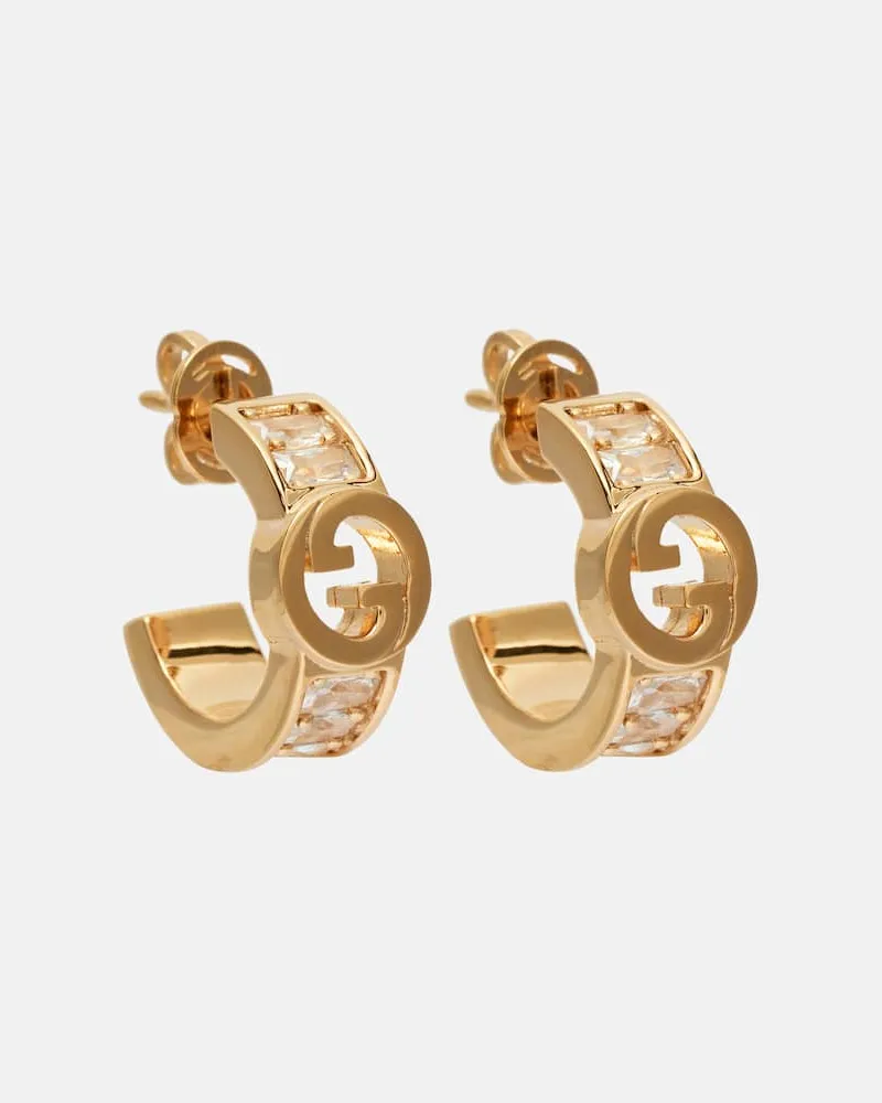 Gucci Ohrringe Gucci Blondie mit Kristallen Gold