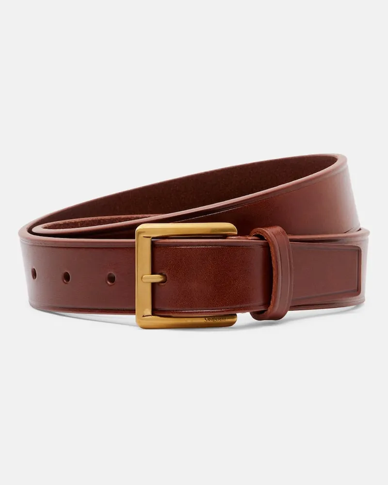Saint Laurent Gürtel aus Leder Braun
