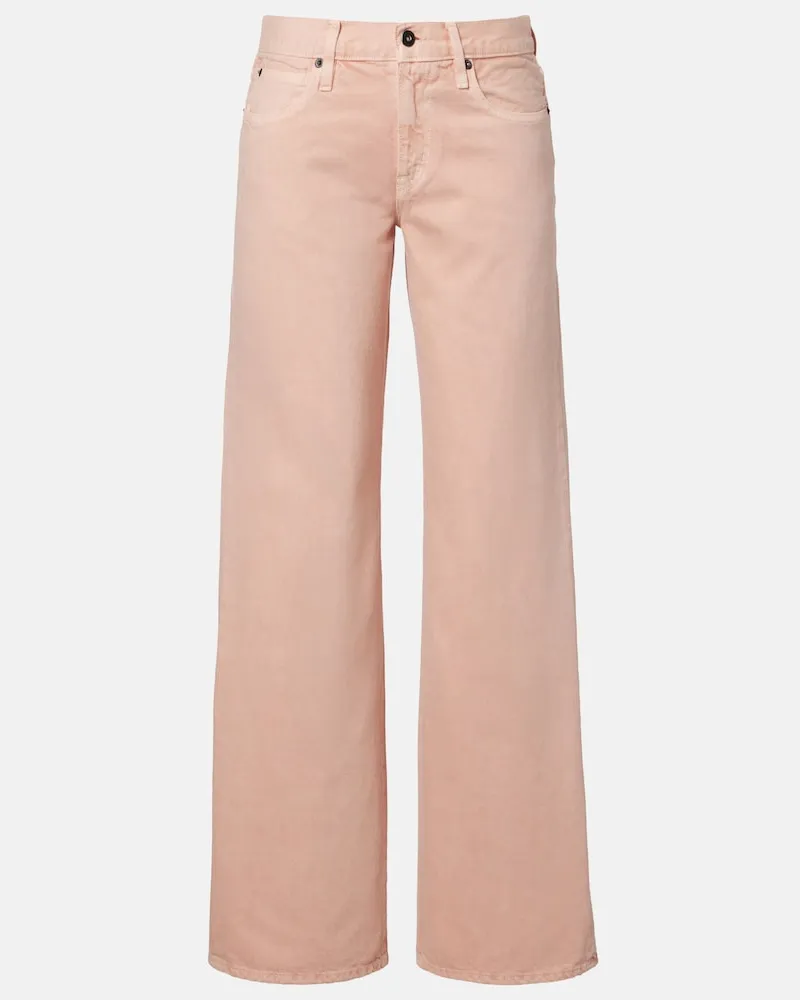 SLVRLAKE Wide-Leg Jeans Mica Rosa