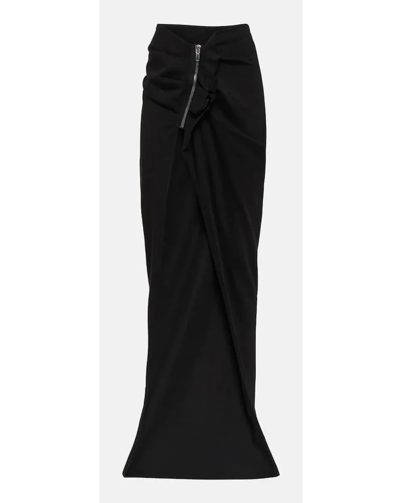 Rick Owens DRKSHDW Maxirock aus Baumwolle Schwarz