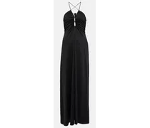 Maxikleid aus Crêpe-Jersey
