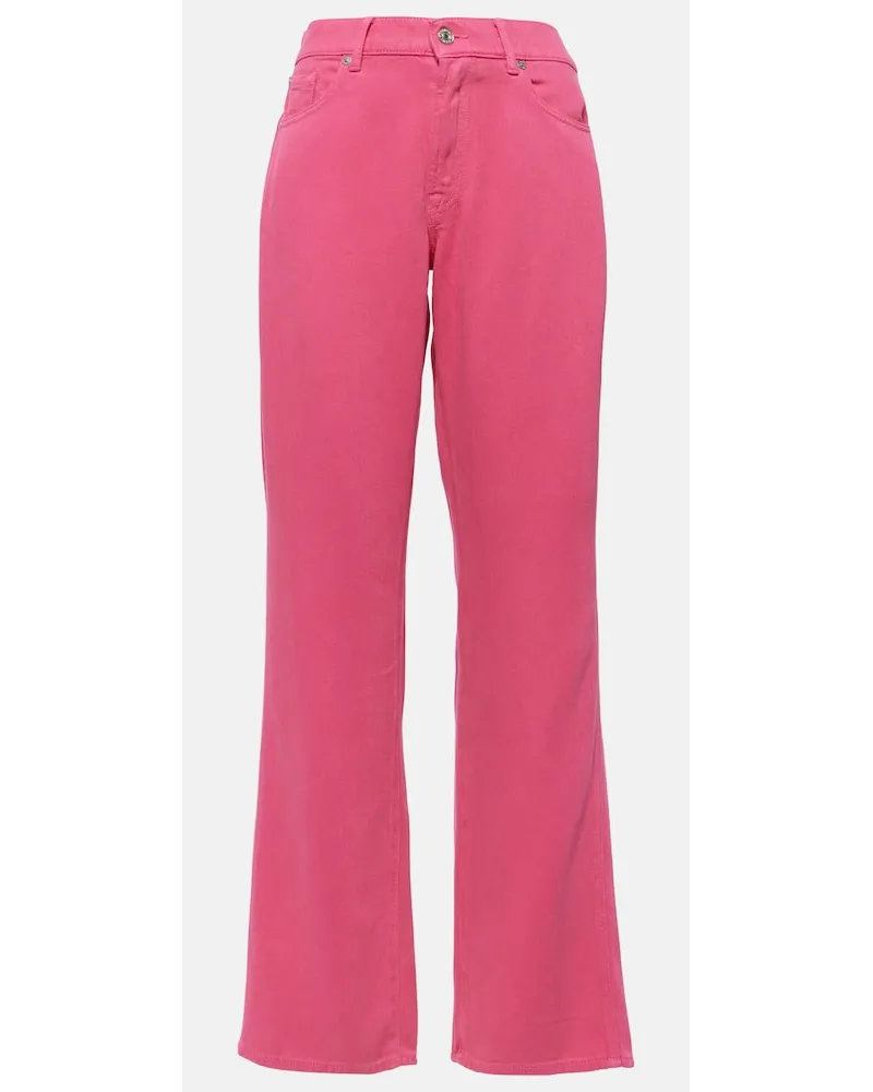 7 for all mankind Straight Jeans Tess Pink