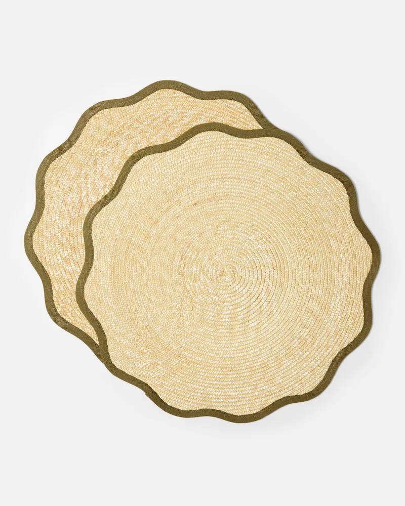 La DoubleJ Set Cloud aus zwei Tischsets Beige