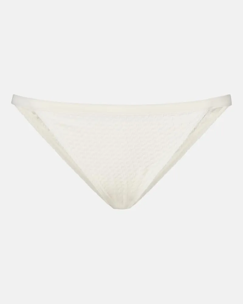 Eres Bikini-Höschen Look aus Jacquard Weiß