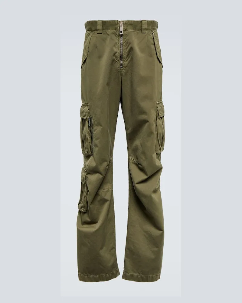 Dolce & Gabbana Cargohose aus Baumwolle Grün