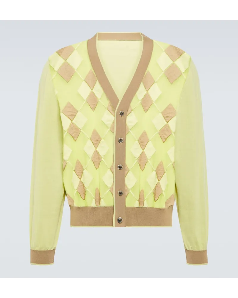 Jacquemus Cardigan Le Cardigan Toledo aus Jacquard Gruen